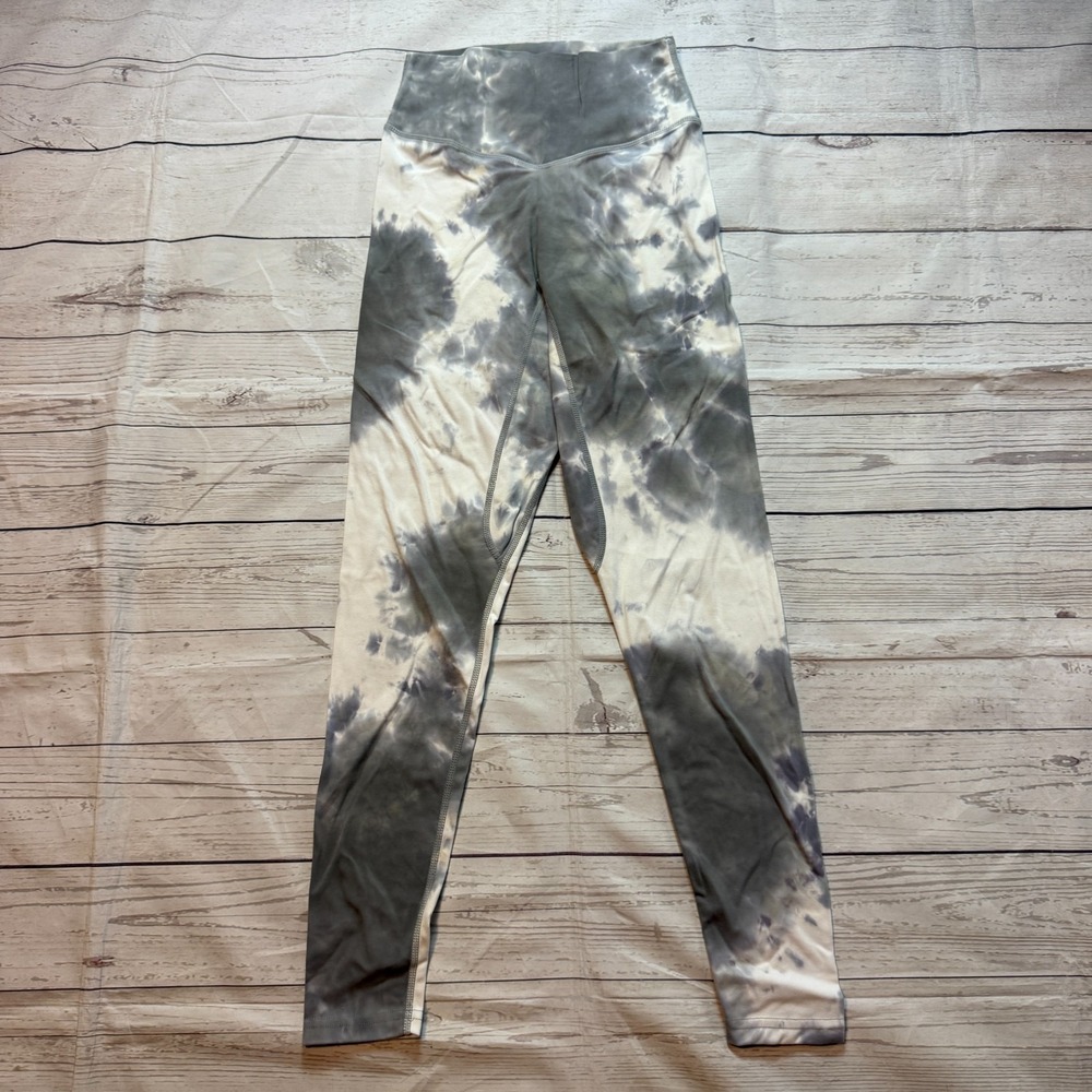 Balance Athletica Tie Dye Workout‎ Leggings Pants Gray Women's Size Small